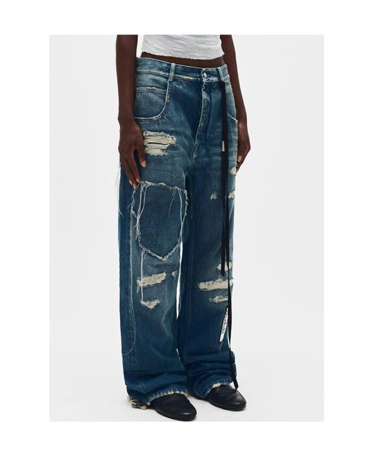 Ann Demeulemeester Blue Claire 5 Pocket Comfort Jeans
