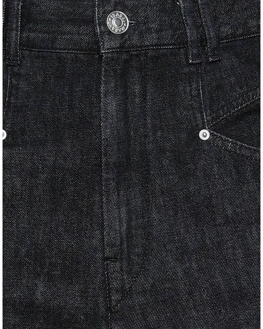 Isabel Marant Black High-Waisted Light-Colored Jeans