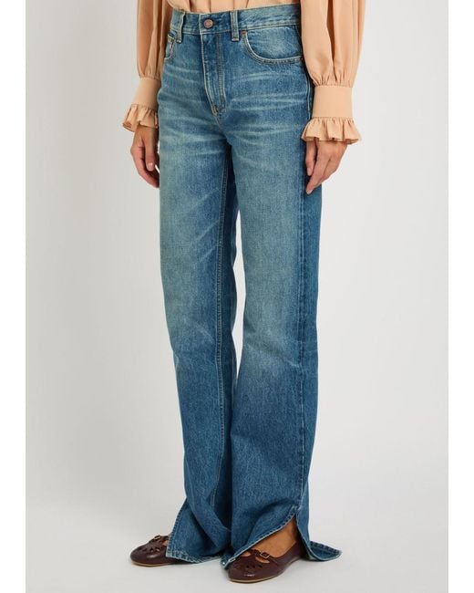 Chloé Blue Slim Straight-Leg Jeans