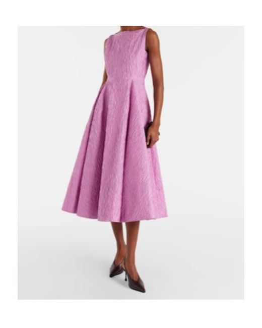 Roksanda Purple Sleeveless Midi Dress