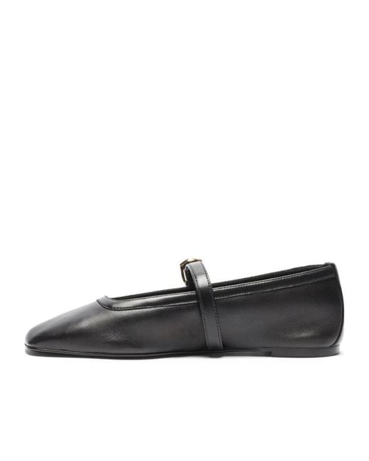 Stuart Weitzman Black Sai Ballet Flat