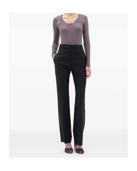 REMAIN Birger Black Christensen Double Waistband Pants