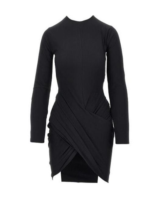 Jacquemus Black Long-Sleeved Dress