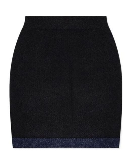 Lisa Yang Black Classic Knit Mini Skirt