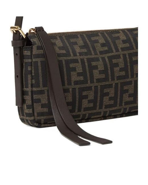 Fendi Black Zipper Top Small