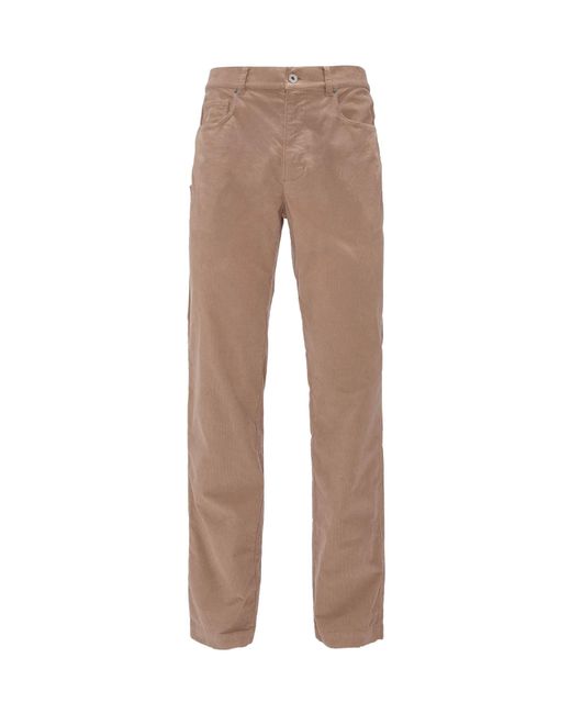 J.W. Anderson Natural Jw Anderson Straight Leg Corduroy Trousers for men