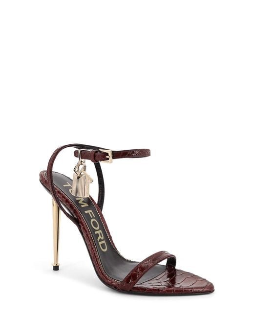 Tom Ford Multicolor Padlock Detailed Sandals