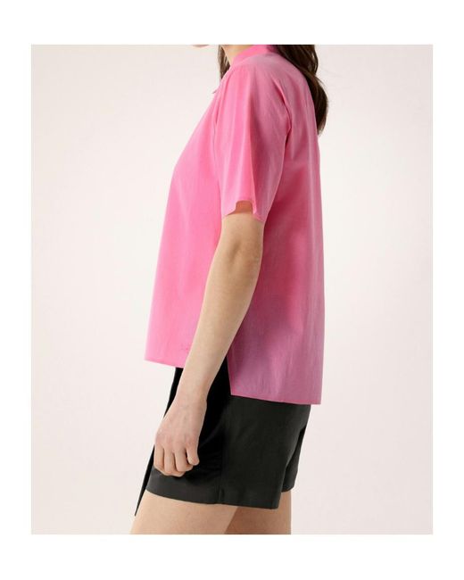 Arc'teryx Pink Olia Shirt Ss
