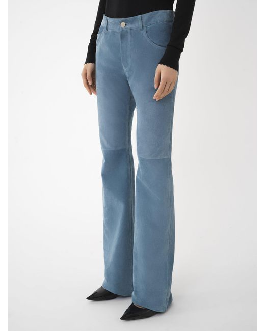 Chloé Blue Horn Casual Pants
