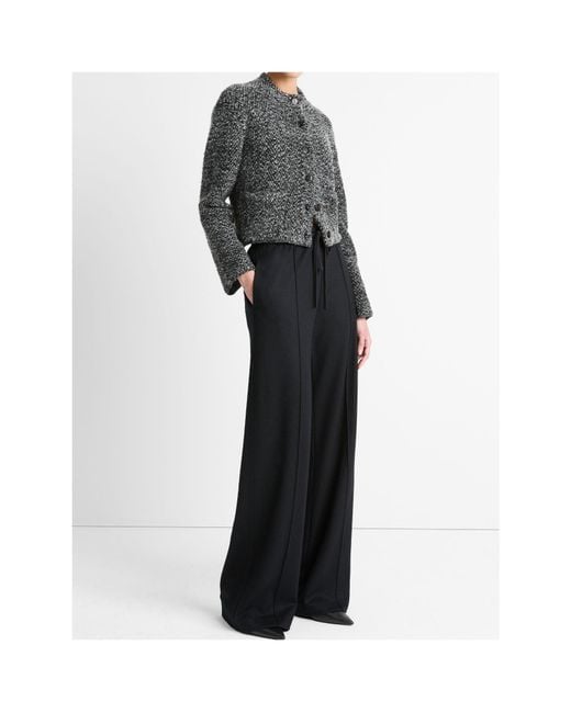 Vince Black Drawstring Pull-On Pants