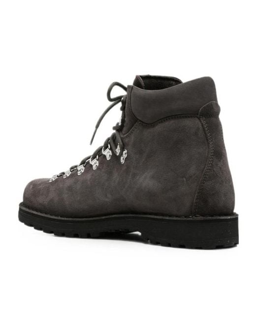 Diemme Black High-Top Lace-Up Boots for men