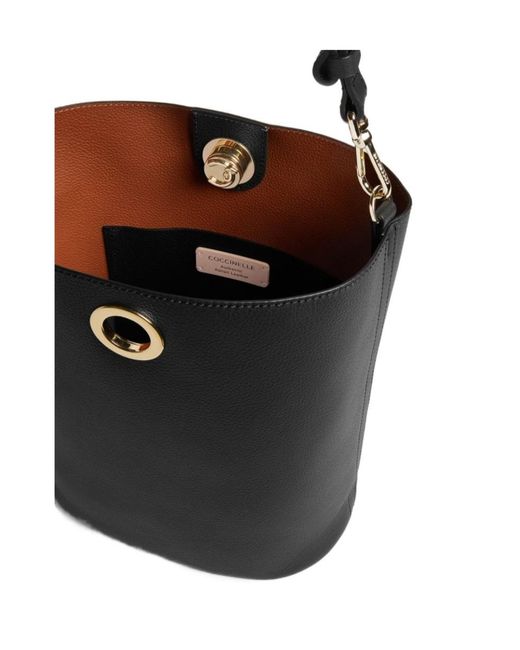Coccinelle Black Bucket Shoulder Bag