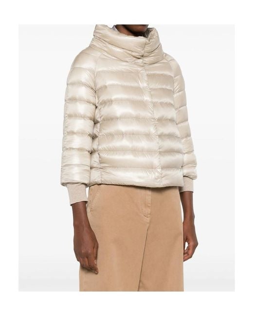 Herno Natural Quilted Down Jacket