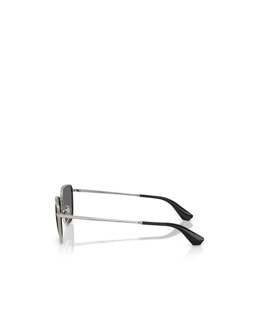 Burberry White Eyewear Square Frame Sunglasses for men