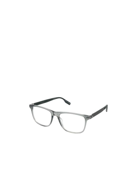 Montblanc White Eyewear Square Frame Glasses for men