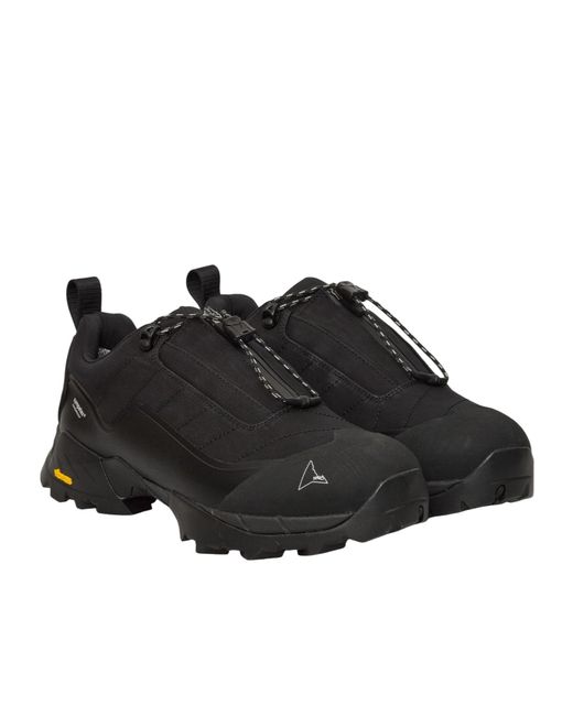 Roa Black Round-Toe Sneakers for men