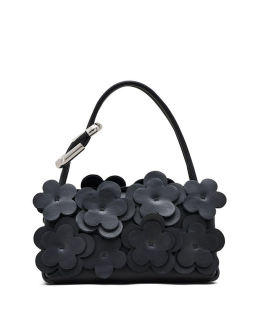 Marc Jacobs Black The Daisy Applique Mini Dual Bag