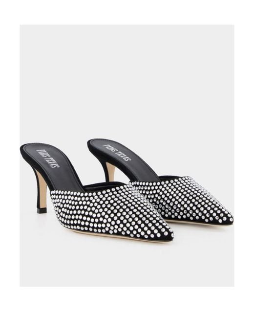 Paris Texas White Logo High Heels