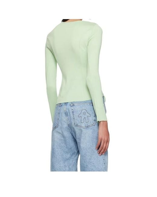 AVAVAV Blue Long-Sleeved T-Shirt