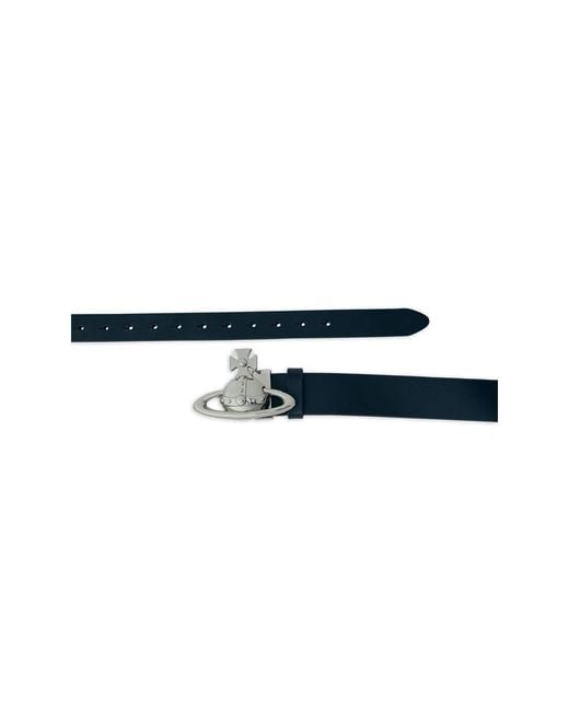 Vivienne Westwood Blue Orb Buckle Belt