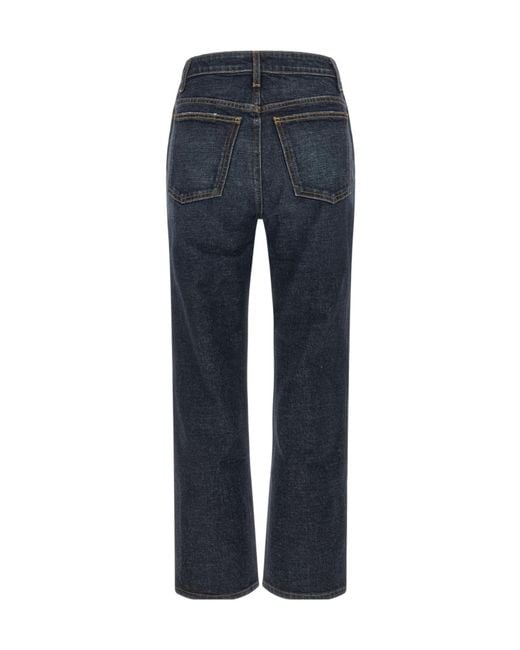 Khaite Blue Abigail Stretch Jeans