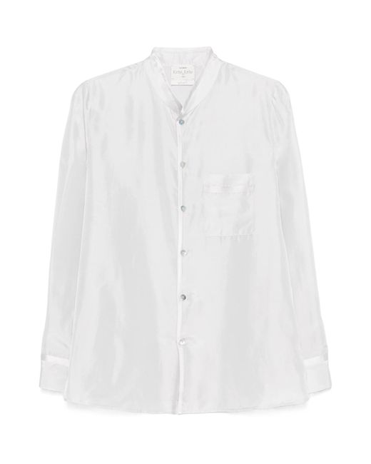 Forte_forte White Habotai Shirt