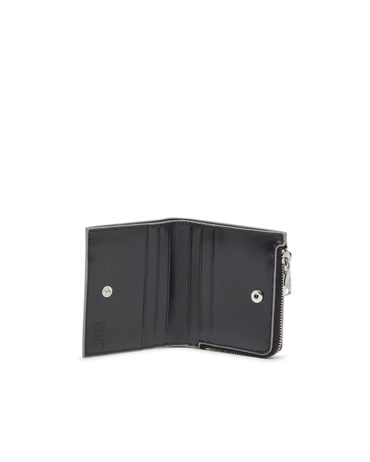 DIESEL Gray 1Dr Bi-Fold Card Holder