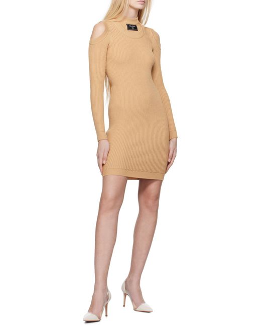 Balmain Natural Long-Sleeved Dress