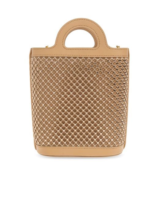 Marni Metallic Embellished Top Handle Bag