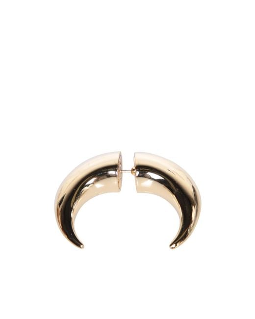MARINE SERRE Metallic Moon Single Earring for men