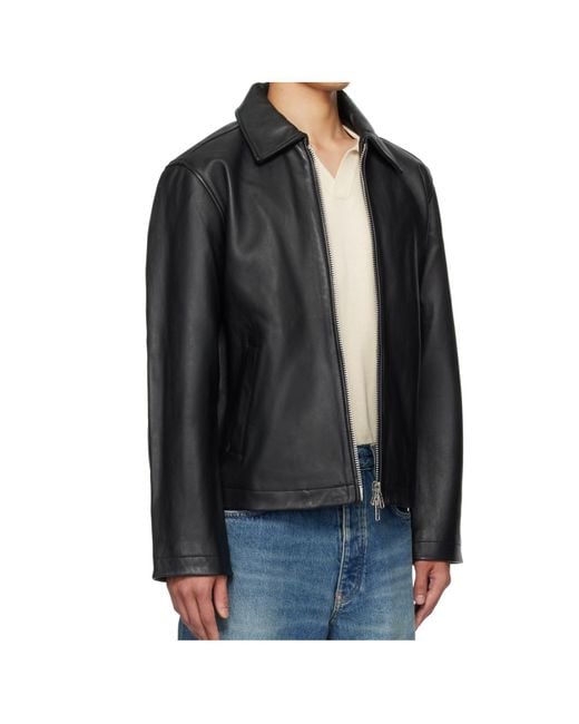 sunflower Black Zip-Up Long Sleeved Jacket for men