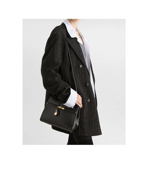 Dolce & Gabbana Black Marlene Foldover Top Handbag