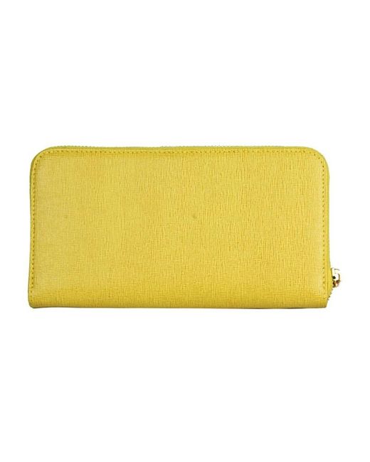 Fendi Yellow Logo Wallet