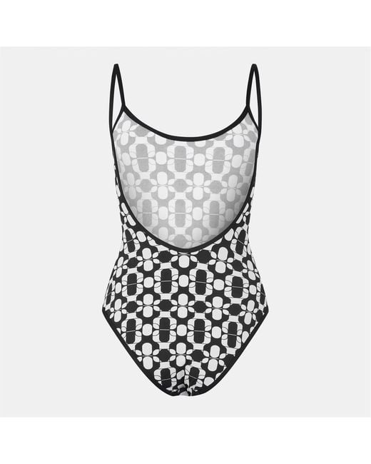 Moncler Black Backless Swimsuit
