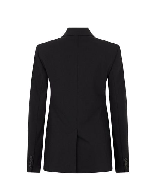 Max Mara Black Studio Falesia Single-Breasted Blazer