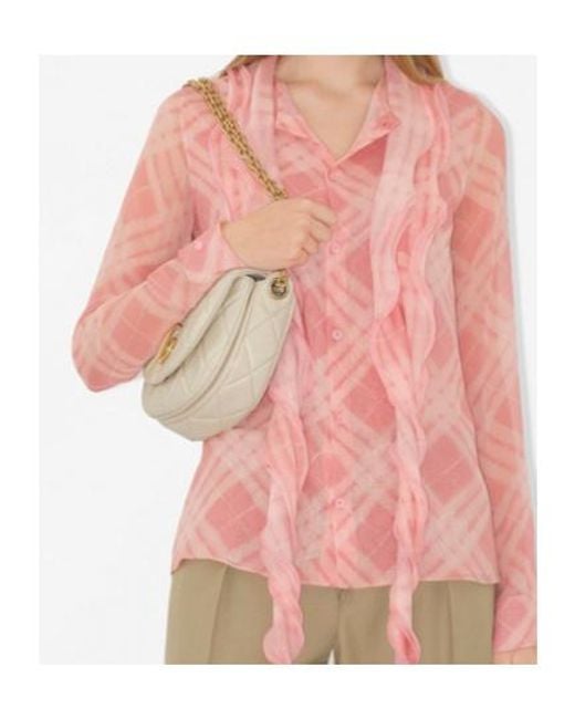 Burberry Natural Rocking Horse Quilted Crossbody Bag