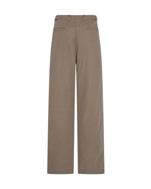 The Row Brown Casual Pants With Belt Loops