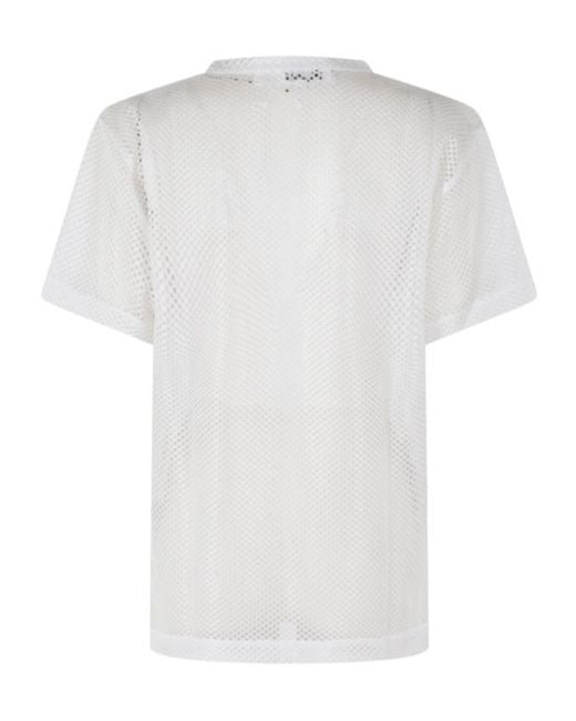 COMME DES GARÇONS PLAY White Crew Neck T-Shirt