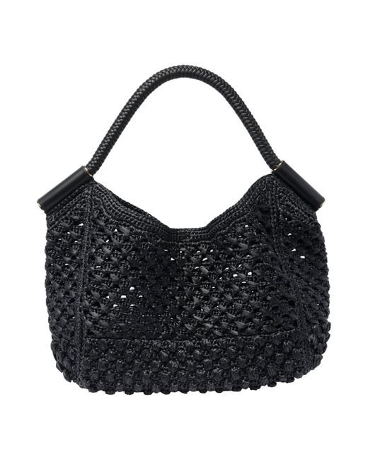 Dolce & Gabbana Black Logo Plaque Handbag