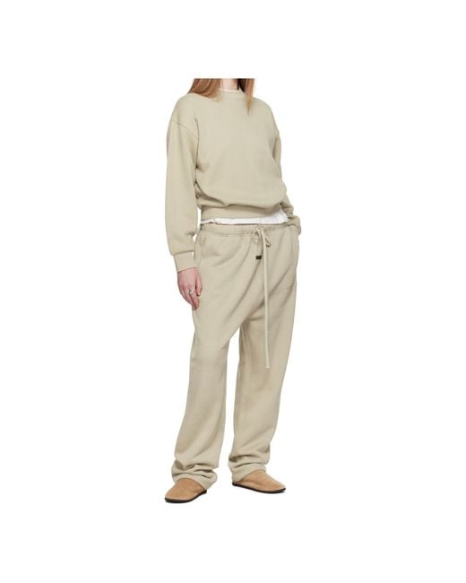 Fear Of God Natural Emblem Patch Tracksuit Pants