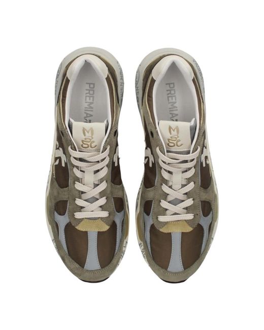 Premiata Multicolor Mase 25 Lace-Up Sneakers for men