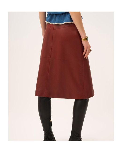 Chloé Purple Knee-Length Skirt