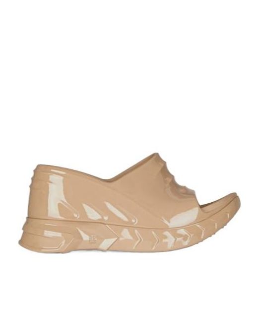 Givenchy Natural Marshmallow Wedge Sandals