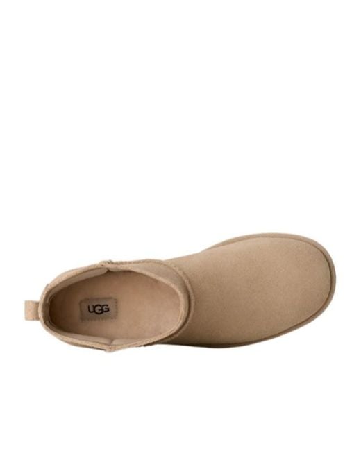 Ugg Natural Round-Toe Snow Boots