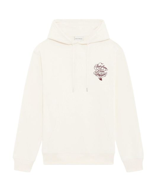 Drole de Monsieur White Long-Sleeved Sweater for men