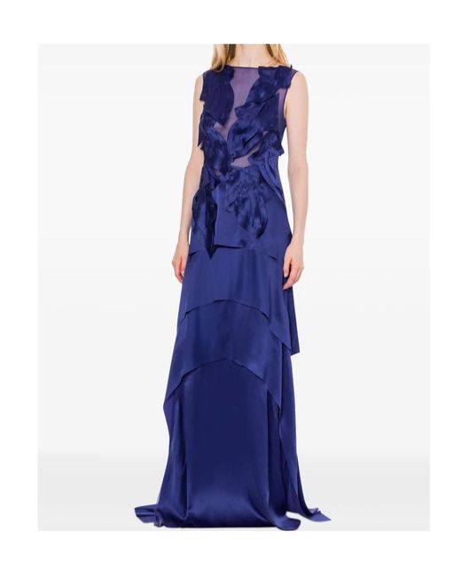 Alberta Ferretti Blue Dress