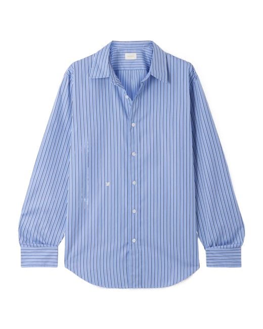 Aimé Leon Dore Blue Striped Cotton-Poplin Shirt