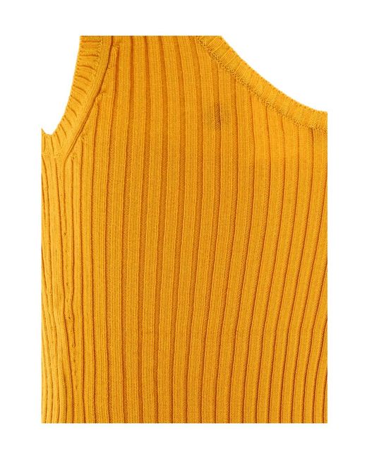 Chloé Yellow Rib Vest