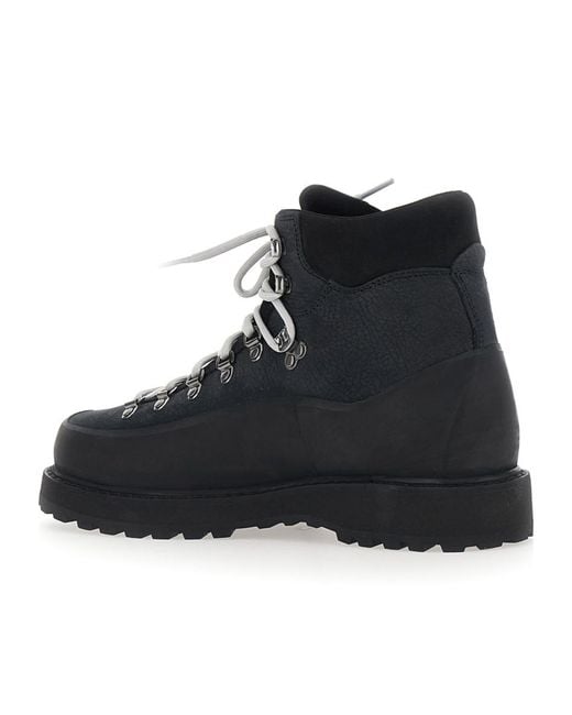 Diemme Black Roccia Vet Gomma Ankle Boots for men