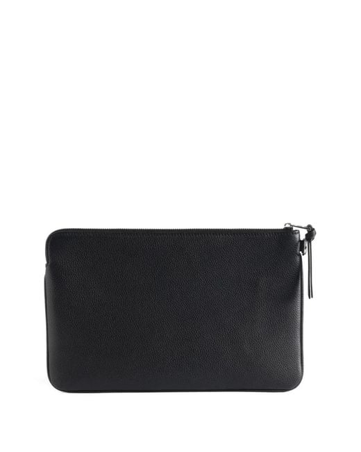 Zadig & Voltaire Black Angel Wings Pattern Wallet